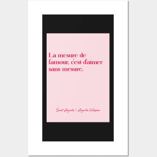 Quotes about love - Saint Augustine Posters and Art